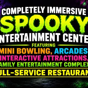 Spooky Glow-in-the-dark Family Entertainment Center 