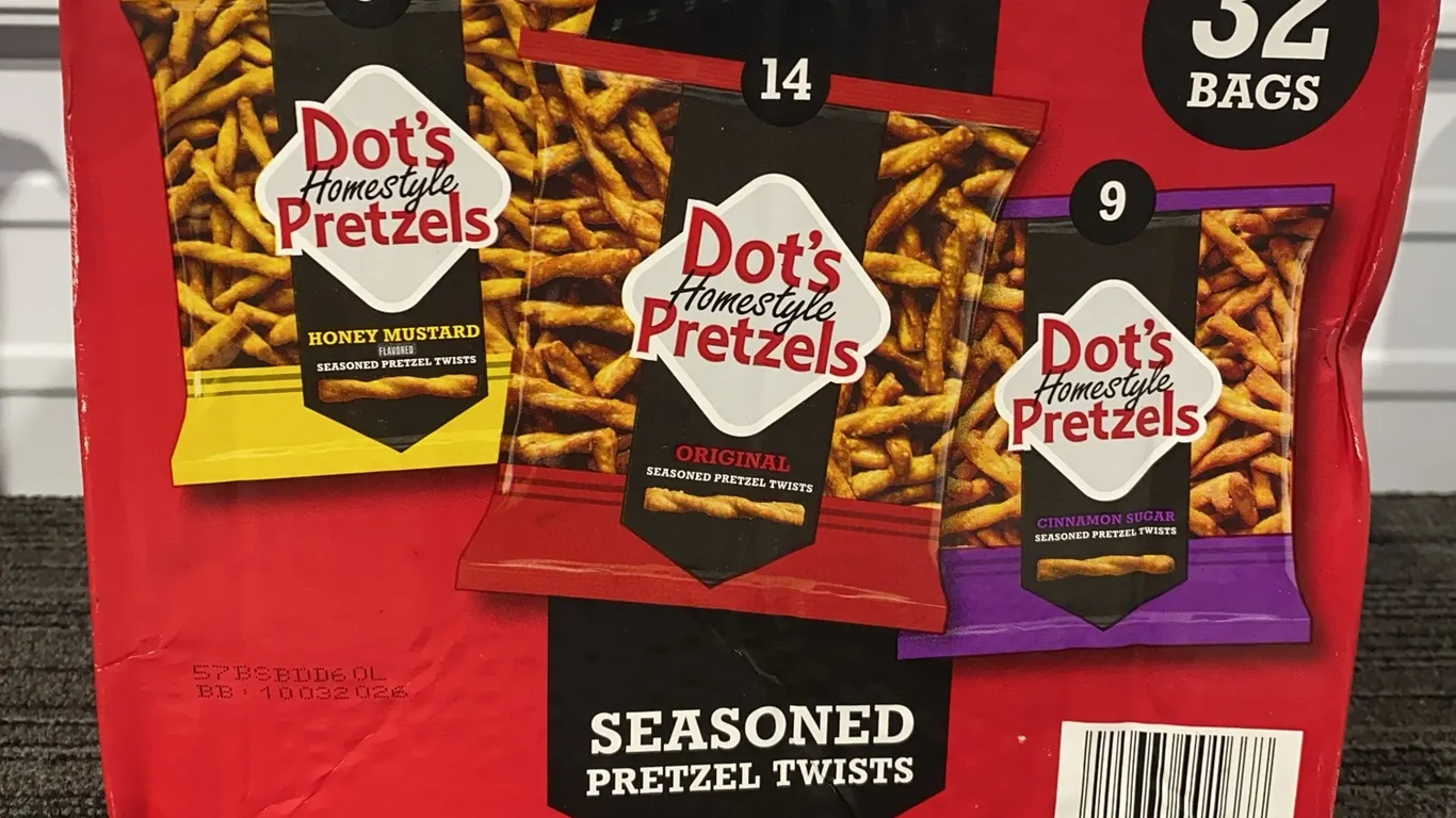 *NEW* Assorted Food: Dot's Pretzels, Animal Crackers, Shasta, Seasonings, BelVita, M&M's, Foldgers, Cracker Jacks, Premier Protein, Microwave Popcorn,