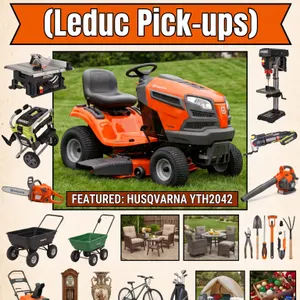 The Husqvarna, Rockwell & Garden Estate Auction (Leduc Pick-ups)