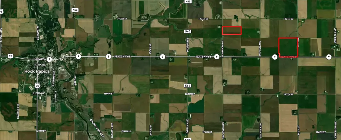November 12, 2026 @10:30 A.M.--Live Public Land Auction Of 3 Tracts Of Land