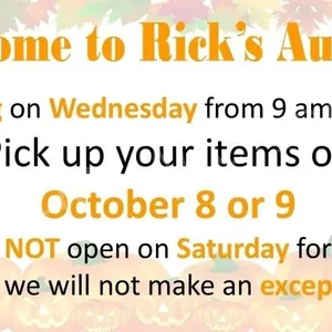 LIVE Online Auction - October 7, 2026