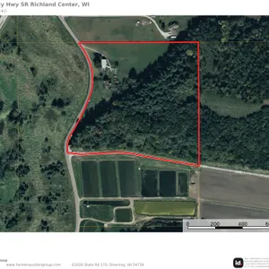 Farmhouse & Wooded Acreage Near Richland Center, WI