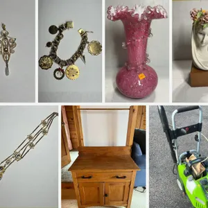 Gold & Silver Jewelry, Glassware, Furniture, Books (WV)