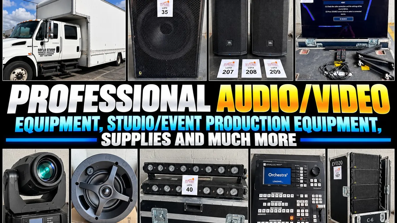 Professional Audio/Video, Studio and Event Production Equipment