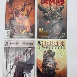 Vintage Comic Books Featuring Valiant, Dark Horse, Vertigo and Others - 4 Issue Lots