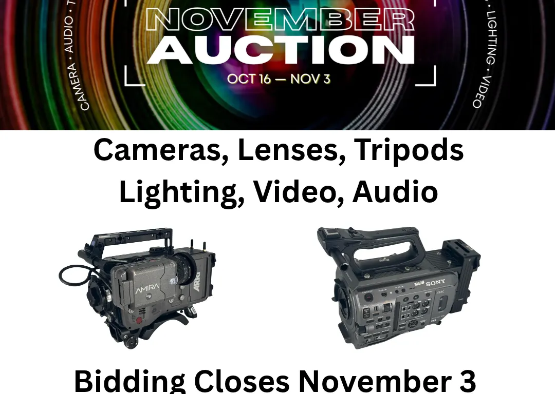 PRG PROSHOP LOS ANGELES CAMERA & PRO AV AUCTION