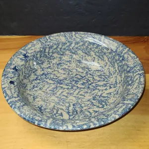 Oil Lamps, Robinson Ransbottom Blue and Pink Spongeware, Roseville RRP Co, and MORE SPONGEWARE!!!