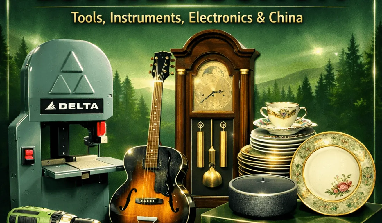 CONIFER - ESTATE- Tools, Instruments, Electronics, China and More