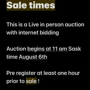 Farm & Livestock Equipment Consignment Auction