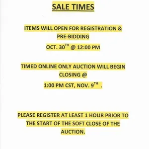 TIMED ONLINE RETIREMENT AUCTION FOR SOUTHEAST AGRI-MOTIVE