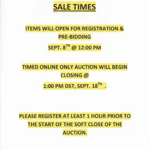 Taylor Auctions Fall Consignment Auction including the Estate of Gordon Hayhurst