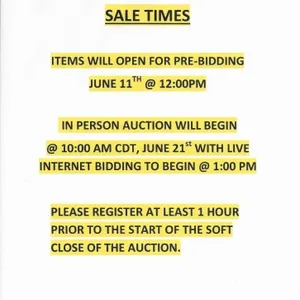 Live In Person Farm Equipment Auction for Welbourne Farms