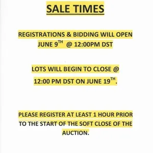 Timed Online Auction for Ken Callander