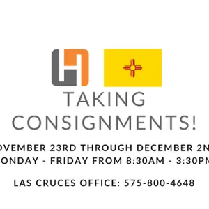 December 2026 Las Cruces Consignment Auction - Las Cruces, NM