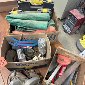 Circular saw,tarps,misc sockets&tools