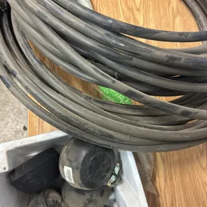 Umbrella,lights,post hole digger,hose