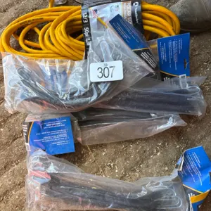 Rubber tie downs/50 ft extension cord