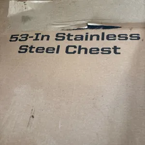 53” stainless steel chest new in box