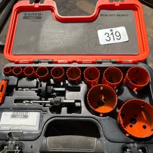 New Bahco hole saw set