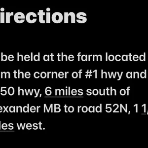 Directions