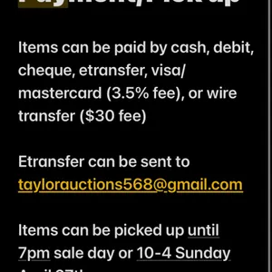Payment & pick up