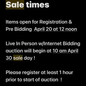 Sale times