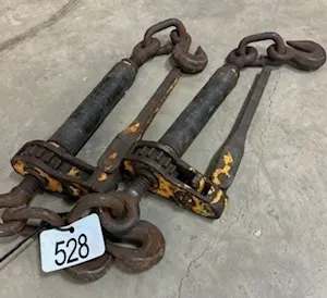 2 - 3/8" RATCHET CHAIN BOOMERS