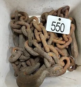 4 - 3' CHAINS W/1 HOOK