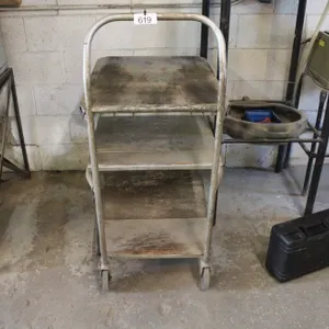 3 SHELF STAND ON CASTORS