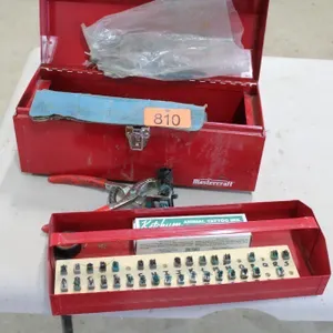 TATTOO GUN W/ LETTERS & NUMBERS, BRISKET TAGGER