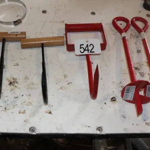 BALE HOOKS, SCREW ANCHORS