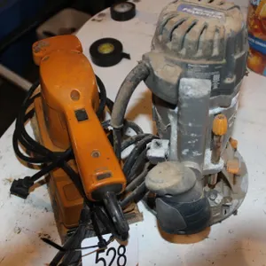 PLUNGE ROUTER, SANDER