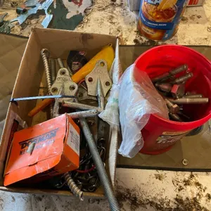 BOLTS, HINGES, CHAIN, THREADED ROD