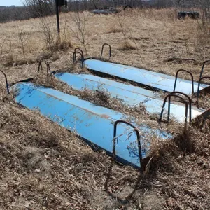 3 - 10' STEEL TROUGHS