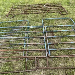 2 - 10' CORRAL PANELS W/ WALK THROUGH GATES