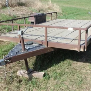 UTILITY TRAILER W/ 12' X 80" WOOD DECK