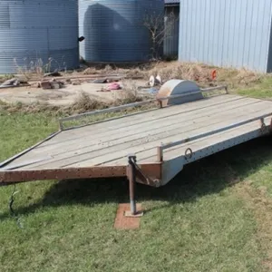UTILITY TRAILER W/ 12' X 70" WOOD DECK