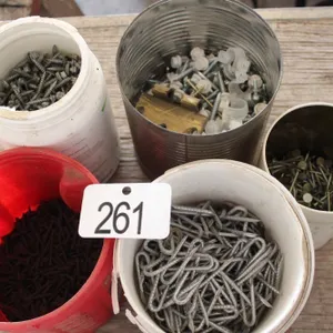 METAL ROOFING SCREWS, FENCE STAPLES