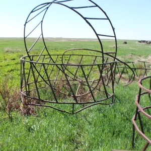 2 - ROUND BALE FEEDERS