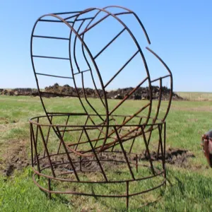 ROUND BALE FEEDERS (DAMAGED)