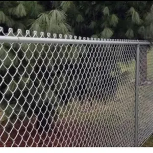 350' OF 4' CHAINLINK FENCE W/ POSTS & BARS ( DISEMBLED)