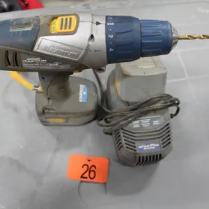 MAXIMUM 14.4 VOLT DRILL W/ CHARGER & 2 BATTERIES