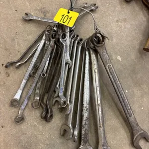 Assortment of box end and open end wrenches