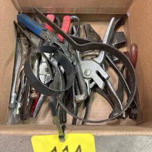 Filter wrenches wire pliers and vise grips tins snips