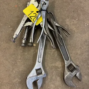 Crescent wrenches, pliers  and vise grips
