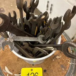 Assorted open end wrenches