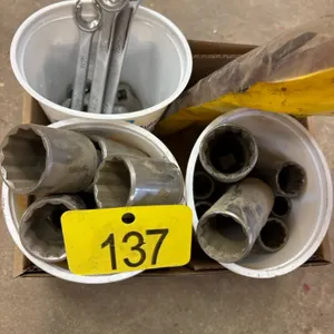 Sockets crow foot wrenches flare wrenches screwdrivers