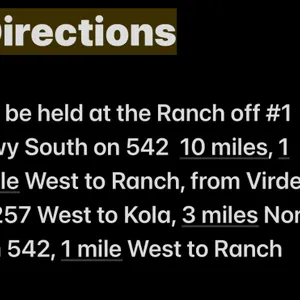Directions