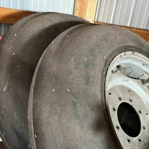 Used Galaxy 11.25X28 single rib tire on MF rim