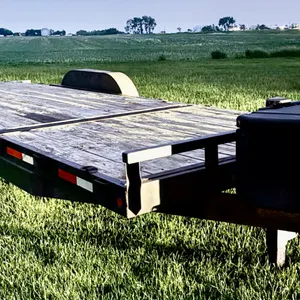 24’ bumper hitch tilt deck car hauler